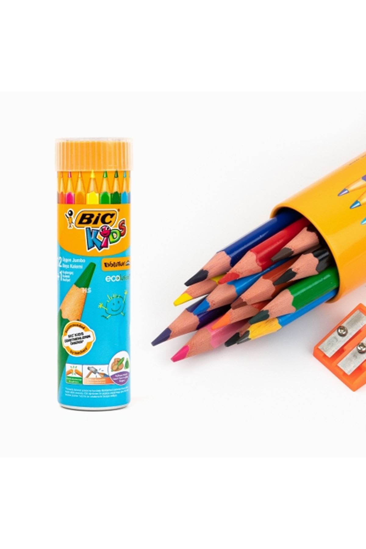 BIC 12+1 KURU BOYA KALEMI TÜPLÜ