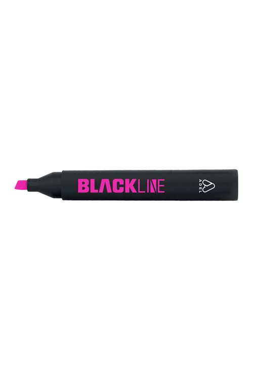 Adel Blackline Pembe Fosforlu Kalem | Su Bazlı Mürekkep & 3 Farklı Çizim Kalınlığı