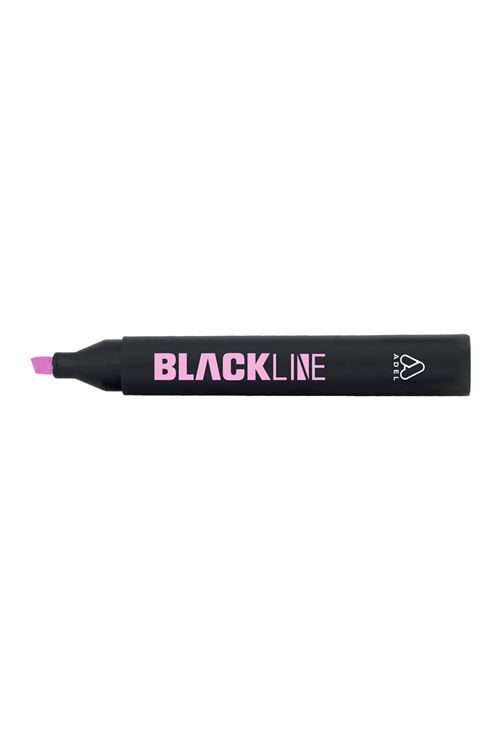 Adel Blackline Pastel Pembe Fosforlu Kalem | Su Bazlı Mürekkep & 3 Farklı Çizim Kalınlığı