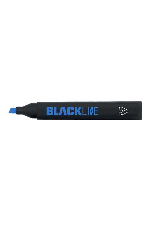 Blackline Mavi Fosforlu Kalem | Su Bazlı Mürekkep & 3 Farklı Çizim Kalınlığı