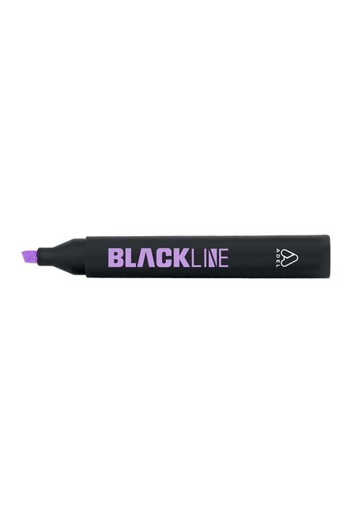 Blackline Lila Fosforlu Kalem | Su Bazlı Mürekkep & 3 Farklı Çizim Kalınlığı