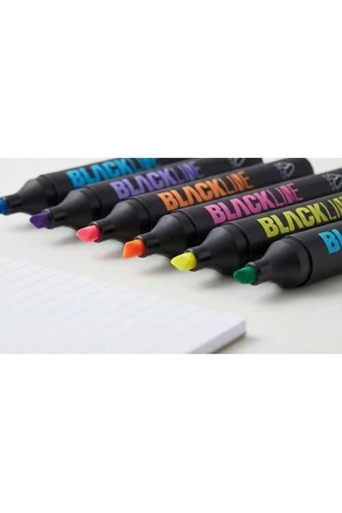 Blackline Fosforlu Kalem Serisi – 8 Renk Seçeneği ile Profesyonel İşaretleme